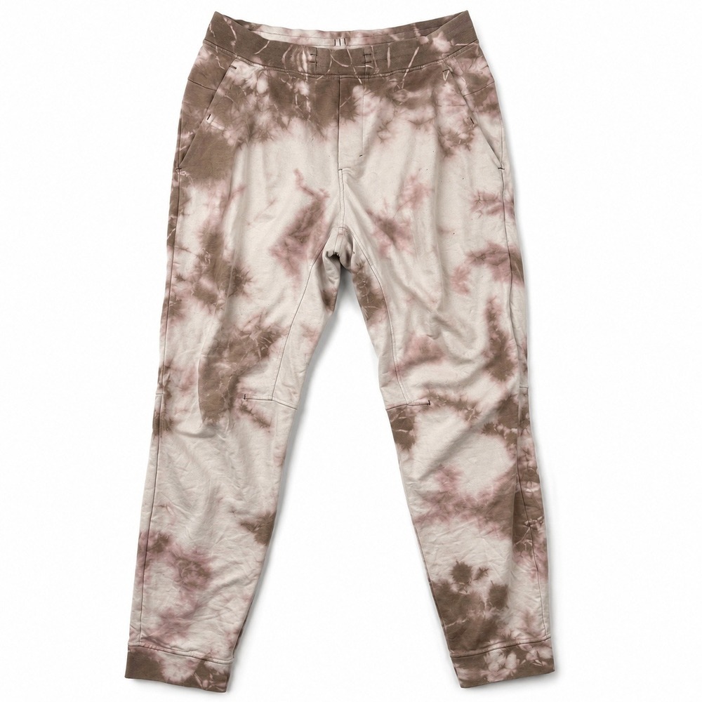 Lululemon Cargo Jogger Pants Womens L Pink Brown Tie Dye High Rise Athleisure